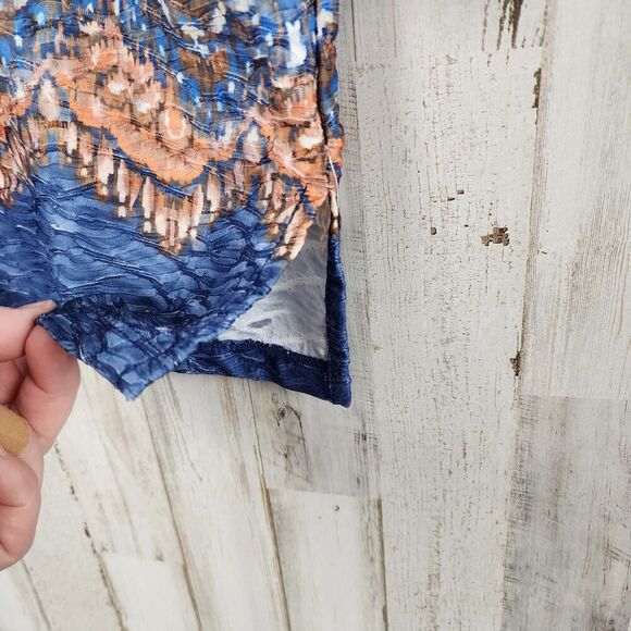 Alfred Dunner Studded Long Sleeve Blouse Multicolored Size Large - Picture 10 of 10